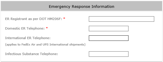 Emergency Response