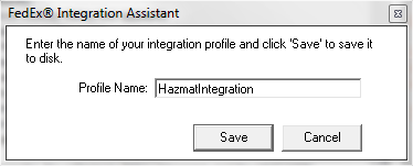 FedEx Integration Assistant Menu 13